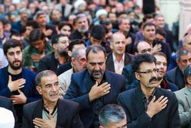 اجتماع زنجانی ها در سوگ رئیس جمهور