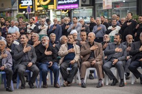 مراسم سوگواری شهادت رئیس جمهور در امام زاده یحیی ساری