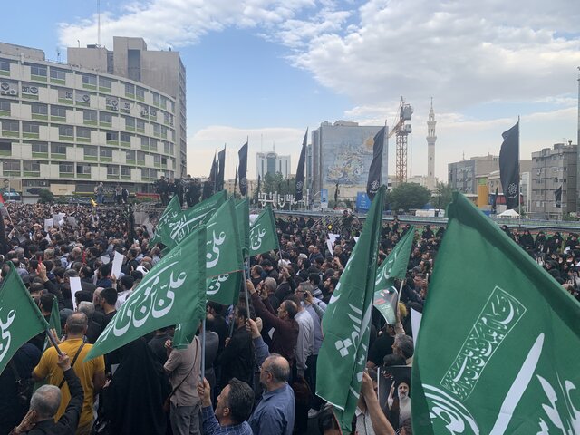 عکس تزئینی است. برگزاری اجتماع ۵ کیلومتری امامرضاییها در تهران، ۱۹ اردیبهشت