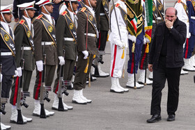 استقبال از پیکر شهید آیت الله سیدابراهیم رییسی رییس جمهور ایران و یاران شهیدش (شهدای خدمت) در فرودگاه مهرآباد