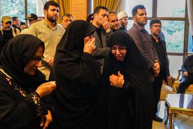 استقبال از پیکر شهید آیت الله سیدابراهیم رییسی رییس جمهور ایران و یاران شهیدش (شهدای خدمت) در فرودگاه مهرآباد