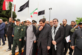 استقبال از پیکر شهید آیت الله سیدابراهیم رییسی رییس جمهور ایران و یاران شهیدش (شهدای خدمت) در فرودگاه مهرآباد