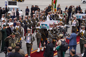 استقبال از شهدای خدمت در فرودگاه مهرآباد