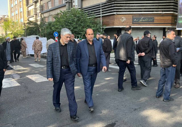 حضور چهرههای ورزشی در مراسم تشییع پیکرهای شهدای خدمت