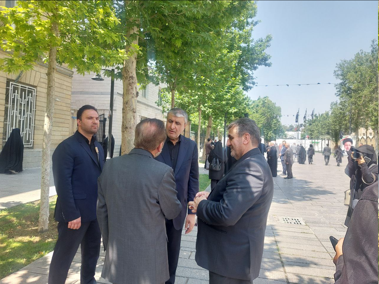 تشییع باشکوه پیکر شهید امیرعبداللهیان در وزارت خارجه