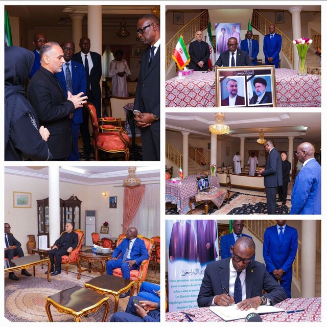 حضور وزیر خارجه مالی در سفارت ایران برای ابراز همدردی حضور وزیر خارجه مالی در سفارت ایران برای ابراز همدردی