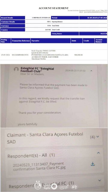 تسویه حساب کامل با سانتاکلارا؛ پنجره استقلال به زودی باز میشود