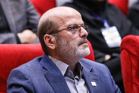 حسن مسلمی نائینی، رئیس جهاد دانشگاهی در افتتاحیه دوازدهمین دوره مسابقات ملی مناظره دانشجویی
