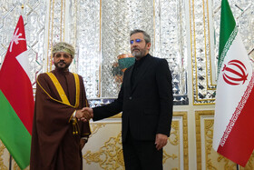 دیدار بدر البوسعیدی وزیر امور خارجه عمان با علی باقری سرپرست وزارت امور خارجه