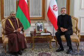 دیدار بدر البوسعیدی وزیر امور خارجه عمان با علی باقری سرپرست وزارت امور خارجه