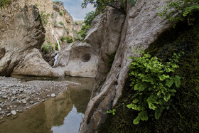 آبشار و دره زیبای بالی قایه در استان گلستان