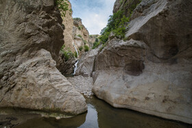 آبشار و دره زیبای بالی قایه در استان گلستان