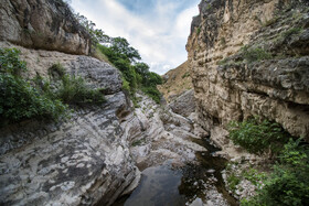 آبشار و دره زیبای بالی قایه در استان گلستان