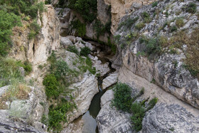 آبشار و دره زیبای بالی قایه در استان گلستان