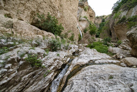 آبشار و دره زیبای بالی قایه در استان گلستان