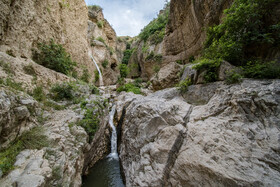 آبشار و دره زیبای بالی قایه در استان گلستان