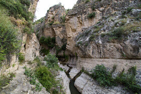 آبشار و دره زیبای بالی قایه در استان گلستان