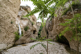 آبشار و دره زیبای بالی قایه در استان گلستان