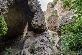 آبشار و دره زیبای بالی قایه در استان گلستان