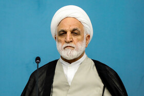 غلامحسین محسنی اژه‌ای، رئیس قوه قضاییه در جلسه شورای عالی انقلاب فرهنگی