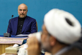 محمدباقر قالیباف، رئیس مجلس شورای اسلامی در جلسه شورای عالی انقلاب فرهنگی