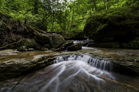 مجموعه آبشارهای شفیع آباد فندرسک در شهر خان ببین – استان گلستان