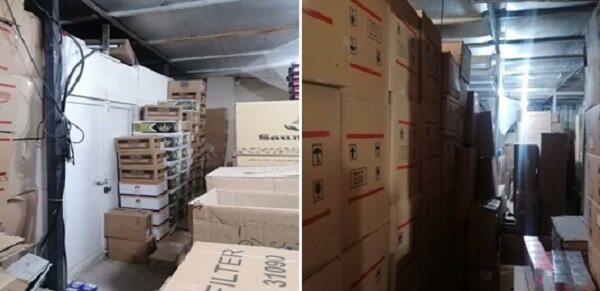 عکس تزئینی ست کشف انبار احتکار لوازم خانگی در شاهرود