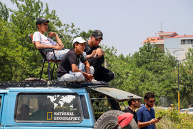 تماشاگران مسابقات آفرود قهرمانی کشور در رودسر - گیلان