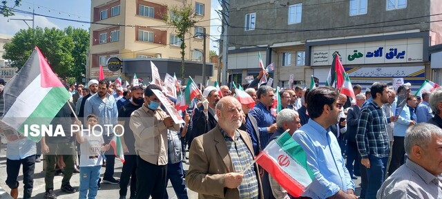 راهپیمایی انزجار مردمی علیه جنایات صهیونیستها در رفح در ارومیه