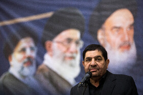محمد مخبر، سرپرست ریاست جمهوری در مراسم شب رحلت امام خمینی(ره)
