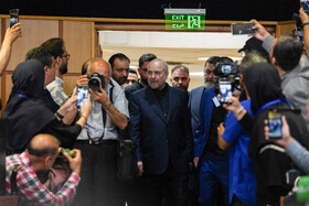 محمدباقر قالیباف در پنجمین روز ثبت نام کاندیداهای چهاردهمین دوره انتخابات ریاست جمهوری