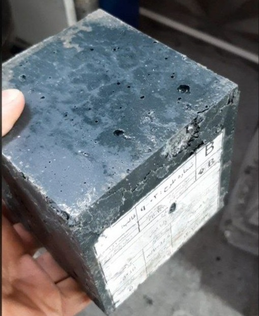 تولید بتن قلیا فعال در آزمایشگاه و مرکز تحقیقات فهاب بتن