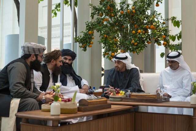 دیدار «سراج الدین حقانی» با رئیس امارات