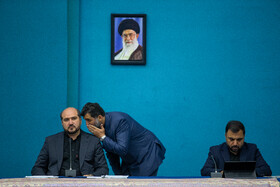 عیسی زارع‌پور وزیر ارتباطات و محسن منصوری، معون اجرایی رئیس جمهور در آیین‌ بهره برداری از طرح های گازرسانی پنج شهر استان سیستان و بلوچستان