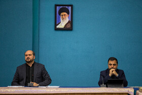 عیسی زارع‌پور وزیر ارتباطات و محسن منصوری، معون اجرایی رئیس جمهور در آیین‌ بهره برداری از طرح های گازرسانی پنج شهر استان سیستان و بلوچستان