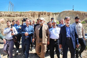 بازدید وزیر کشور از محور بجنورد و آشخانه در خراسان شمالی
