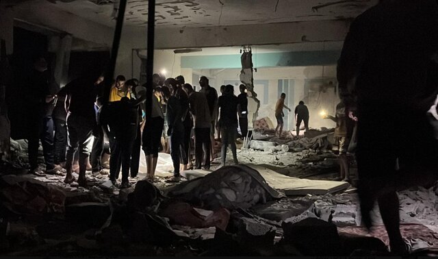 بمباران مدرسه‌ای در اردوگاه آوارگان فلسطینی بیش از ۴۰ شهید و ده‌ها زخمی برجای گذاشت