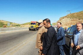 بازدید احمد وحیدی، وزیر کشور از محور بجنورد و آشخانه در خراسان شمالی