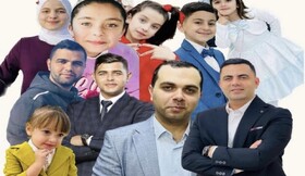 مرثیه‌خوانی نوه هنیه برای عموها و عموزاده‌های شهیدش