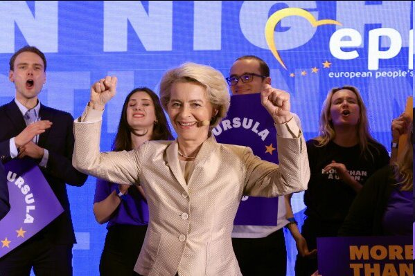 پیروزی بزرگ راست‌گرایان در انتخابات پارلمان اروپا/ فون درلاین قول اروپایی قوی را داد