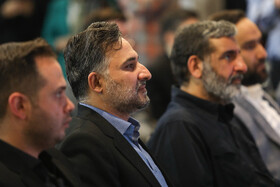 روح الله دهقانی فیروزآبادی، معاون علمی، فناوری و اقتصادی دانش بنیان در افتتاحیه دومین نمایشگاه ملی آبادیران