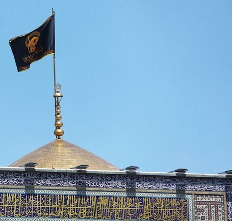 عکس/ حرم مطهر رضوی سیاه پوش شد