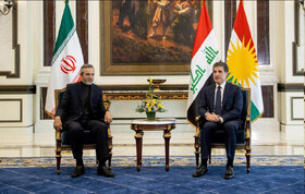 دیدار باقری با رئیس اقلیم کردستان