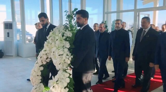 ادای احترام باقری به مزار« جلال طالبانی»