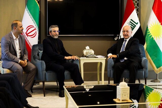 دیدار علی باقری و برهم صالح رییس جمهور سابق عراق روایت رییس جمهور سابق عراق از دیدارش با علی باقری