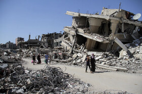 شهادت ۹ فلسطینی در بمباران اردوگاه «البریج» در مرکز غزه