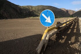 خسارت سیل به اراضی باغی و زراعی روستای افیل در شهرستان اهر