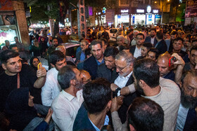 حضور علیرضا زاکانی در جمع مردم تهران