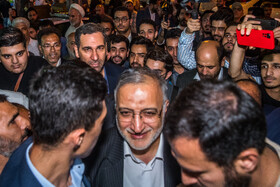 حضور علیرضا زاکانی در جمع مردم تهران