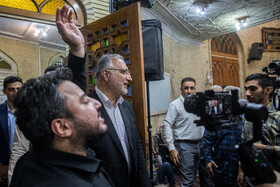 حضور علیرضا زاکانی در جمع مردم تهران